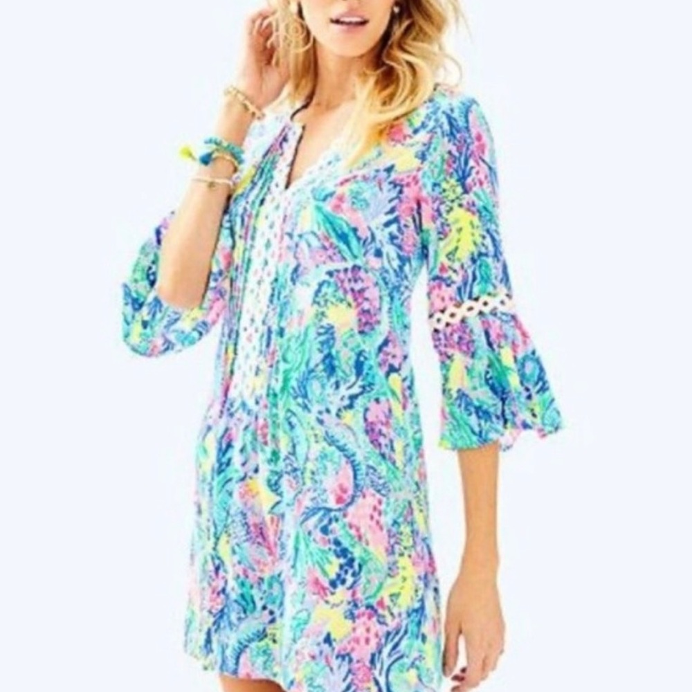Lilly Pulitzer Hollie dress in Mermaid Cove